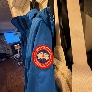 Canada Goose Vibrant Blue Jacket with Arctic Patch